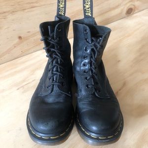 Dr. Martens 1460 Smooth Combat Boot Black UK 4